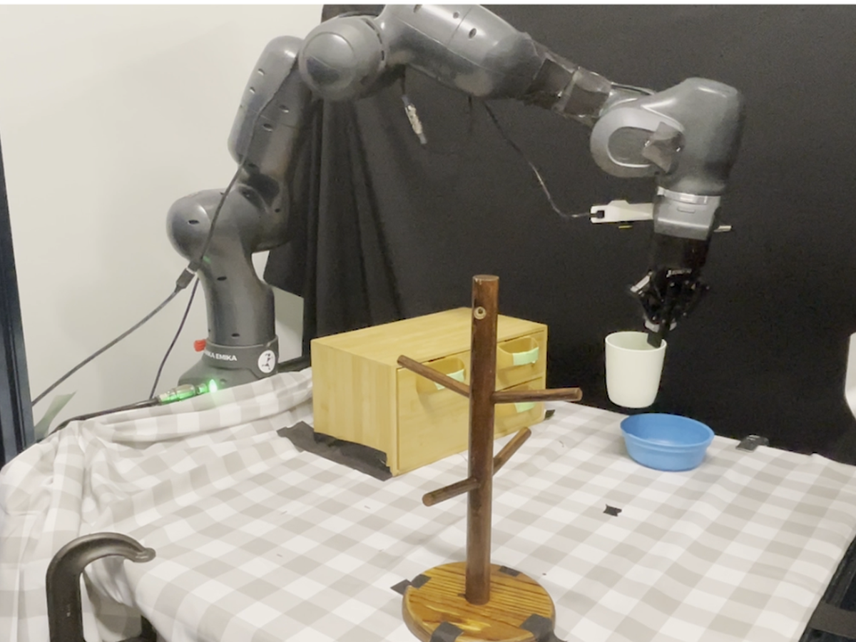 Panda robot arm